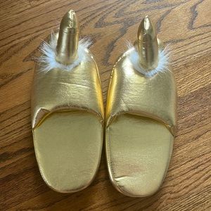 Novelty penis slippers